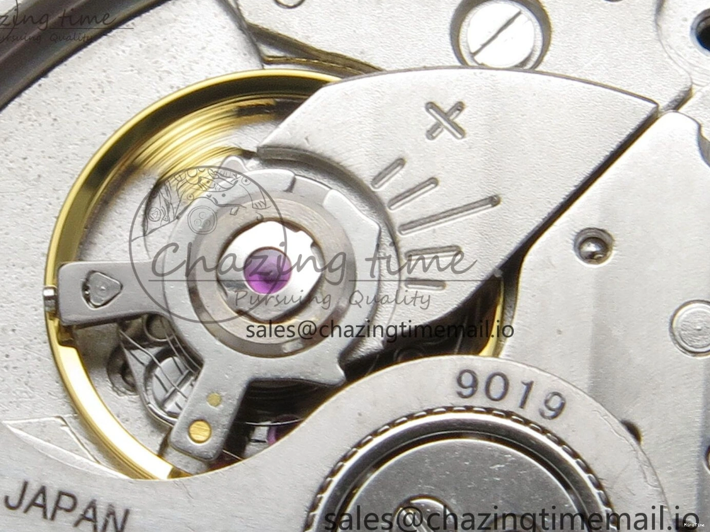 MIROTIME 1227 Pilot Mark XX BLSF 1:1 Best Edition Black Blue Dial on Blue Rubber Strap MIYOTA Sleek 6989